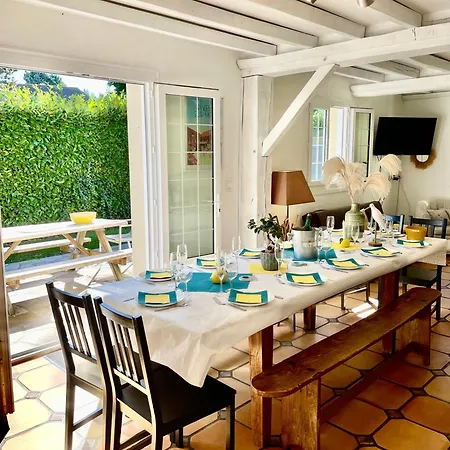 Tatil Evi 4 Mn De La Et Cabourg, Piscine, Cheminee, Table De Ping Pong, Balancoire Varaville