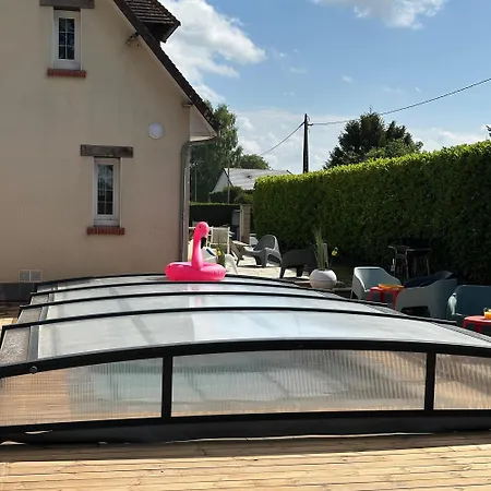 4 Mn De La Et Cabourg, Cheminée, Table De Ping Pong, Balançoire Varaville