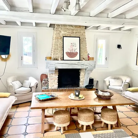 4 Mn De La Et Cabourg, Piscine, Cheminee, Table De Ping Pong, Balancoire Vakantiehuis Varaville