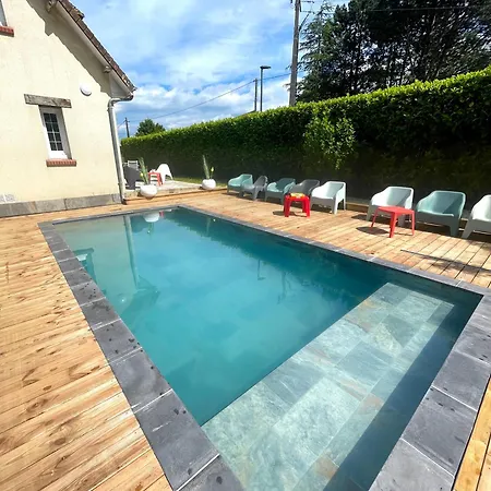 4 Mn De La Et Cabourg, Piscine, Cheminee, Table De Ping Pong, Balancoire Vakantiehuis Varaville