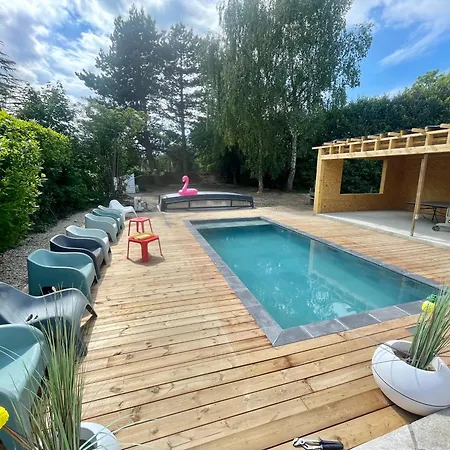 4 Mn De La Et Cabourg, Cheminée, Table De Ping Pong, Balançoire