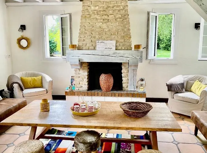 4 Mn De La Et Cabourg, Piscine, Cheminee, Table De Ping Pong, Balancoire Tatil Evi