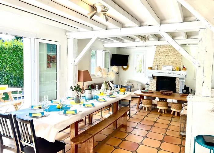 4 Mn De La Et Cabourg, Piscine, Cheminee, Table De Ping Pong, Balancoire