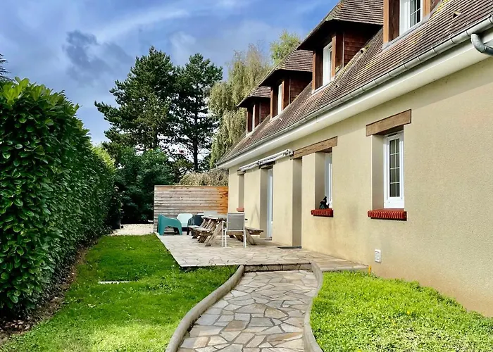 4 Mn De La Et Cabourg, Piscine, Cheminee, Table De Ping Pong, Balancoire Tatil Evi Varaville