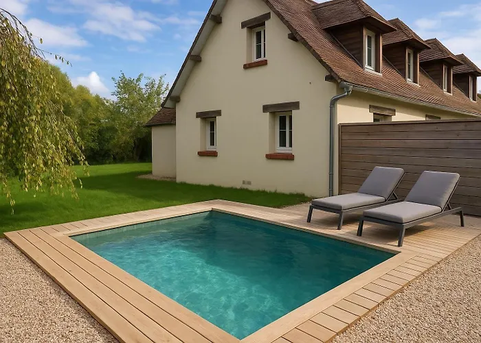 4 Mn De La Et Cabourg, Piscine, Cheminee, Table De Ping Pong, Balancoire Tatil Evi Varaville